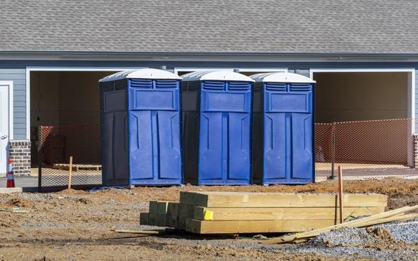 the minimum rental period for a work site portable toilet is usually one month